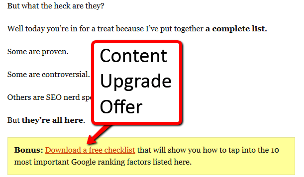 strategies_to_generate_more_email_subscribers_content_upgrade_offer